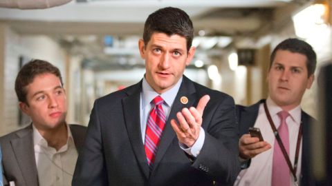 El senador republicano por Wisconsin, Paul Ryan, fue uno de los que alcanzó el acuerdo.