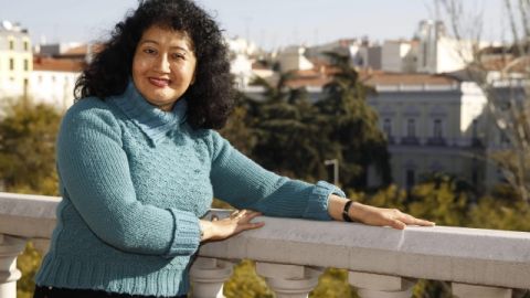 Jazmín Barrios, presidenta del tribunal que condenó a  Ríos Montt.