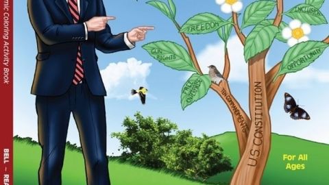 El libro se promueve como apto para todas las edades... no afiliaciones políticas.
