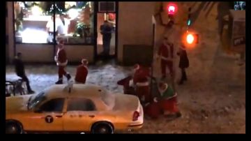 Esta pudiera ser una triste Navidad para quienes formaron parte de esta pelea en Manhattan.