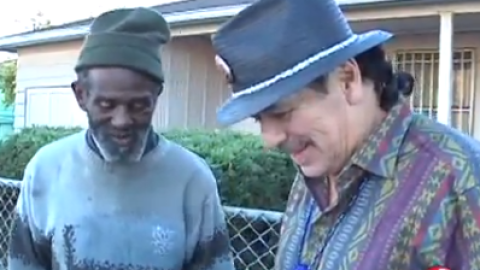 Marcus Malone y Carlos Santana se reúnen después de no verse en décadas.
