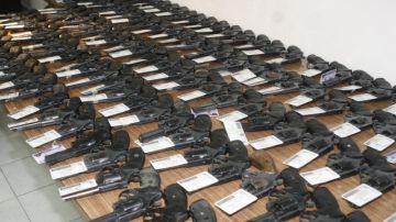El 60 por ciento de las armas decomisadas en El Salvador proceden de Estados Unidos.