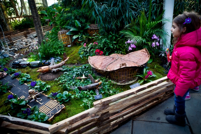 El Jardín Botánico de Nueva York ofrece exhibiciones para grandes y chicos.