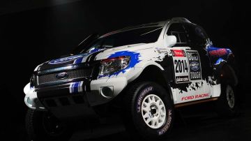 Las Ford Ranger recorrerán más de 9,000 kilómetros en la complicada prueba.