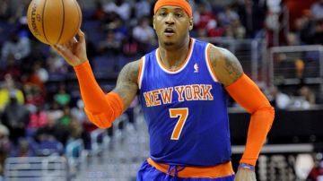 Carmelo Anthony regresa con los Knicks de Nueva York tras lesión