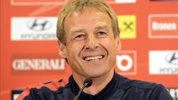 En la imagen, el entrenador de la selección estadounidense de fútbol, el alemán Jürgen Klinsmann.