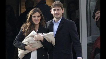 Carbonero y Casillas hicieron su primera aparición pública juntos desde que naciera el bebé el 3 de enero.