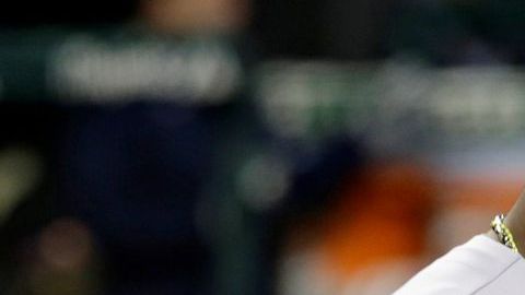 El pelotero cubano de los Chicago White Sox's Dayan Viciedo.
