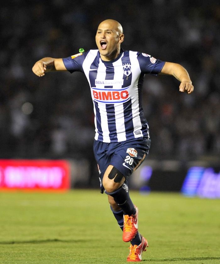 El jugador de Monterrey, Humberto Suazo. EFE/Archivo