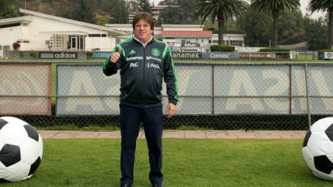 Miguel Herrera ofreció una conferencia de prensa en el Centro de Alto Rendimiento