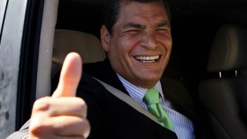 Rafael Correa, que cumple siete años en el cargo luego de ser reelegido.