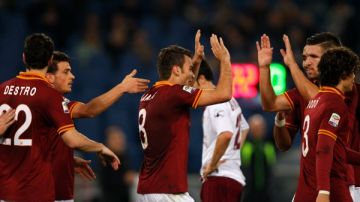 Roma derrotó 3-0 al Livorno en el Calcio