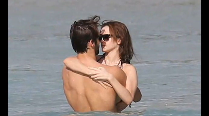Emma Watson y Matthew Janney iniciaron el año de vacaciones en el Caribe.