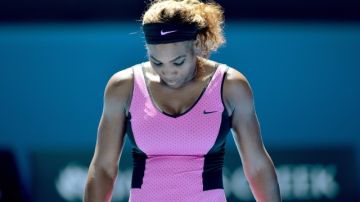 Una lesión en la espalda mermó las posibilidades   de   Serena Williams.