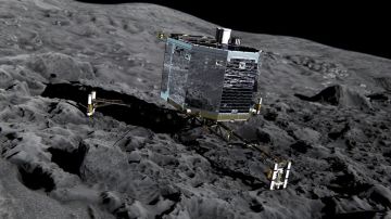 La señal enviada por Rosetta provocó júbilo entre los científicos.
