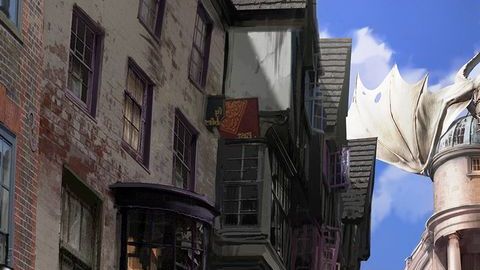 Las nuevas instalaciones que hacen referencia a la saga se construyeron junto al Colegio Hogwarts y la ciudad de Hogsmeade.