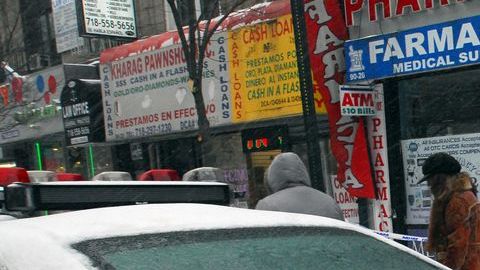 NYPD en Jamaica, Queens.