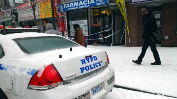 NYPD en Jamaica, Queens.