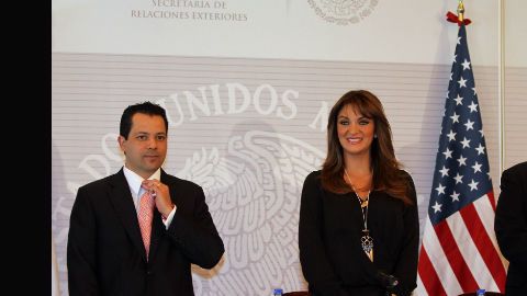 Mariana Seone se mostró muy orgullosa por recibir esta condecoración.