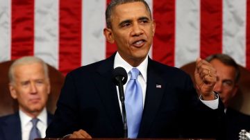 El presidente Barack Obama pronunció su discurso anual sobre el Estado de la Unión ante las dos cámaras del Congreso.