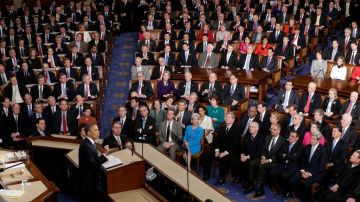 El presidente de EEUU, Barack Obama, ofrece su discurso anual sobre el Estado de la Nación ante las dos cámaras del Congreso.