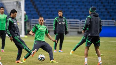 La selección mexicana entrenó bajo un frío intenso