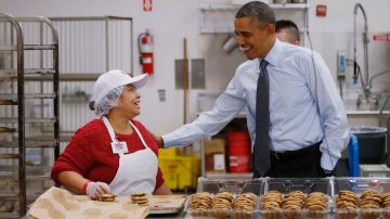 Obama volvió a pedir este miércoles un aumento del salario mínimo de los trabajadores, al inicio en Maryland de una gira por cuatro estados.