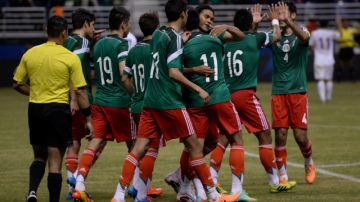 Los jugadores de la selección mexicana tuvieron mucho que celebrar en su partido  de ayer frente a Corea del Sur en el Alamodome de San Antonio.