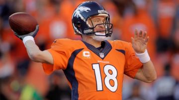El quarterback de los Broncos de Denver, el veterano Peyton Manning.