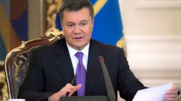 El presidente Viktor Yanukovych quien afronta una grave crisis social.