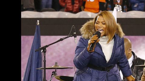 La cantante estadounidense estuvo acompañada por las armonías del Coro Juvenil de Nueva Jersey.
