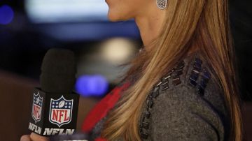 La periodista Inés Sainz ten la cobertura del Super Bowl.