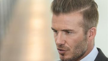 El futbolista inglés, David Beckham anuncia su equipo de la MLS en Miami.