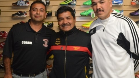 De izquierda a derecha: Ricardo Ávila, Rubén Torres y Alex Gómez.
