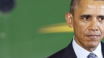 El presidente de EEUU, Barack Obama, cuando hablaba antes de firmar la Ley bipartidista de la Agricultura 2014.