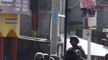 El gobierno federal reforzó la seguridad en los municipios michoacanos.