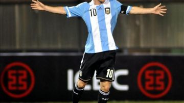 En la imagen, el futbolista Lionel Messi de Argentina.
