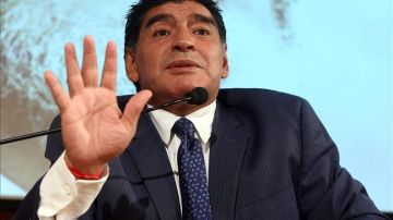El exfutbolista argentino Diego Armando Maradona.