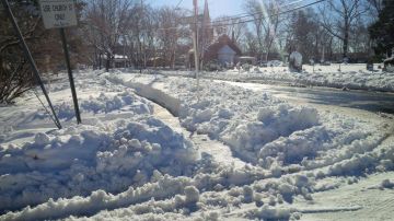 Hubo trabajo de sobra limpiando nieve en Nueva Jersey.