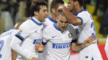 El argentino Rodrigo Palacio y Mauro Icardi impulsaron al Inter en el partido jugado en el  Artemio Franchi de Florencia, Italia.