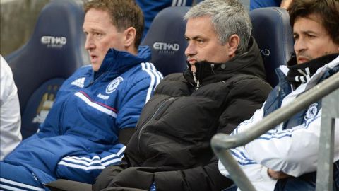 El entrenador del Chelsea, el portugués Jose Mourinho.