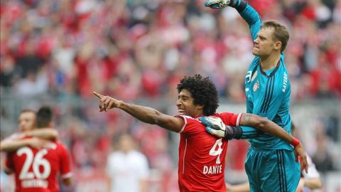 El defensa del Bayern Múnich Dante.