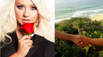 Christina Aguilera publicó una imagen cogida de la mano de su ahora prometido Matt Rutler.