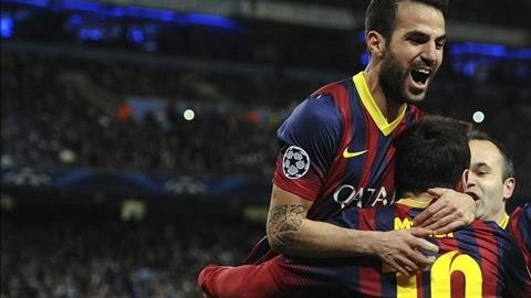 El delantero argentino del FC Barcelona, Leo Messi.