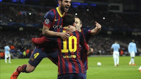 El delantero argentino del FC Barcelona, Leo Messi.