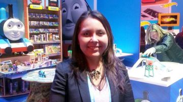 Tania Missad, directora de Mattel, en la Feria del Juguete de Nueva York.
