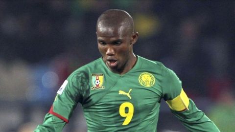 El jugador delantero camerunés Samuel Etoo.