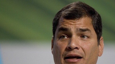 El informe del Departamento de Estado de Estados Unidos critica las restricciones a la libertad de expresión en Ecuador. En la foto, el presidente del país, Rafael Correa.