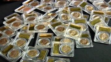 Una parte del tesoro será expuesto hasta el sábado en la convención de la Asociación de Numismática, en Atlanta.
