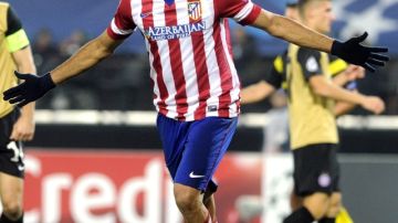 Diego Costa, grito de gol del Atlético de Madrid.